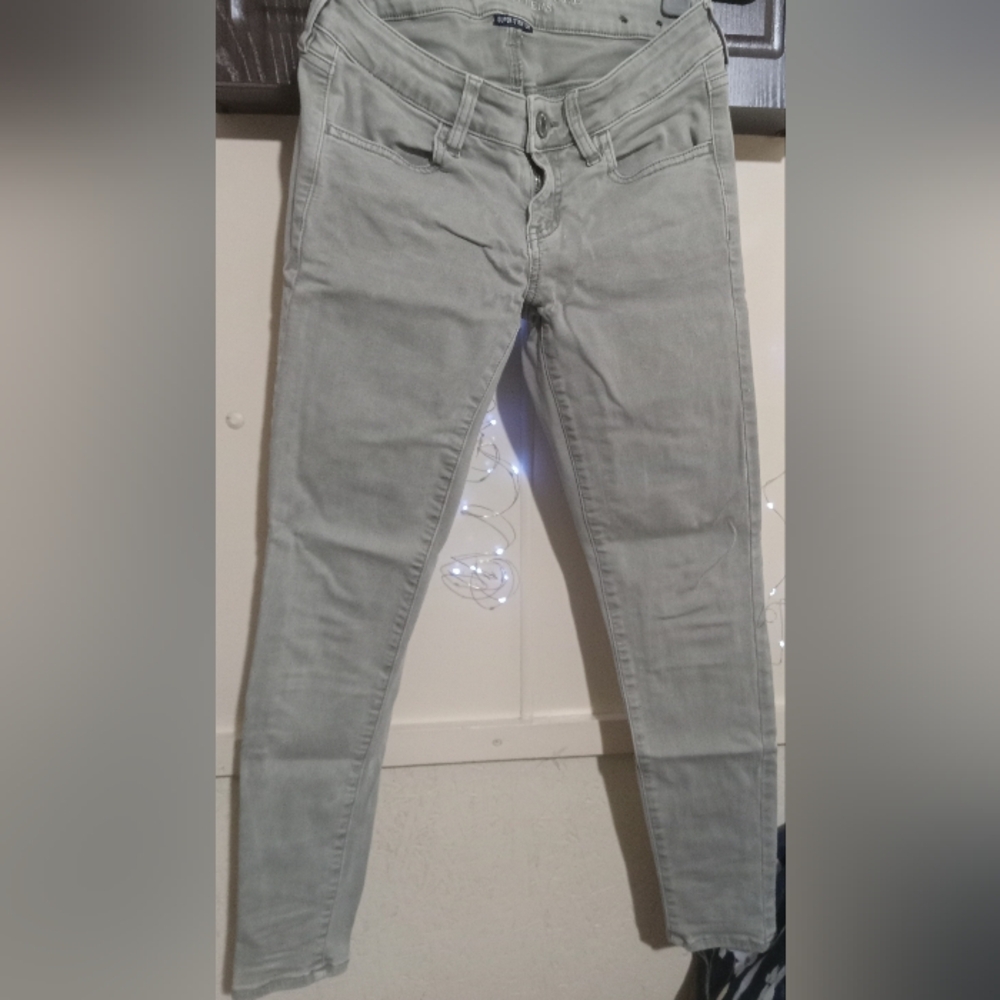 Gray Skinny Jeans AEO Twil